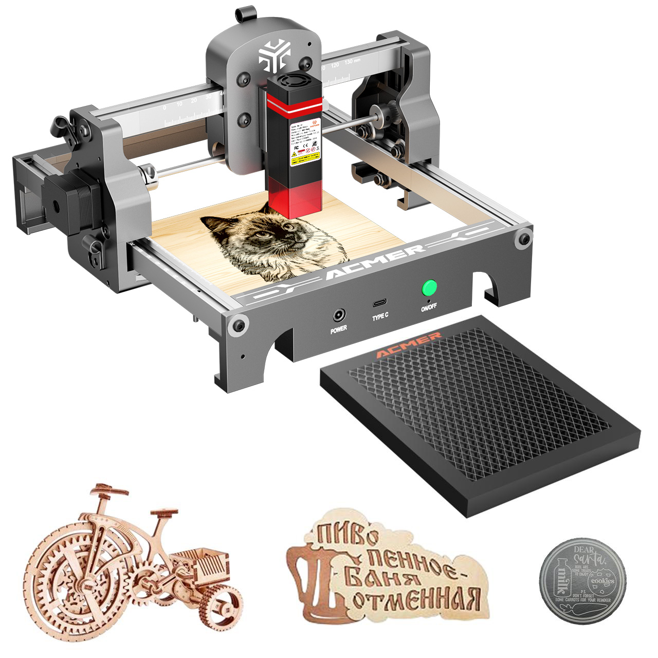 Mini Laser Engraver Cnc Router - Incisore laser portatile ACMER Mini, macchina