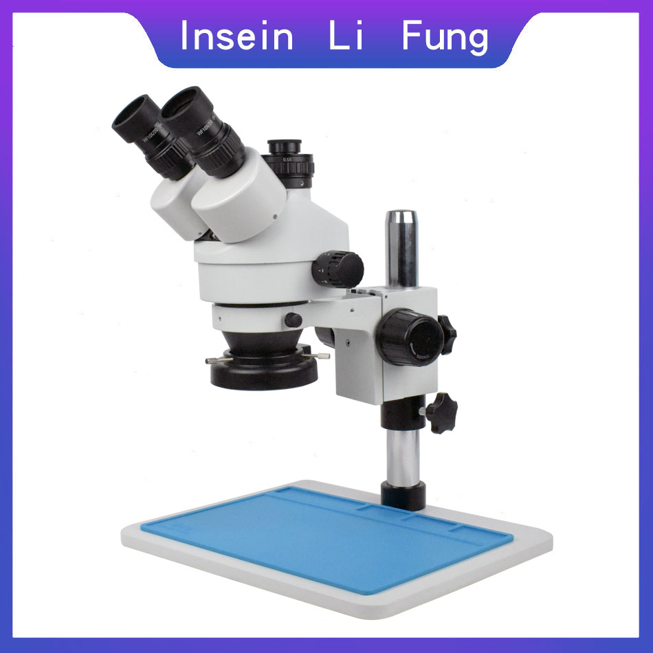 Stereo Trinocular Microscope Pcb - Industriale Stereo Microscopio Binoculare 3.5X-90X Trinoculare