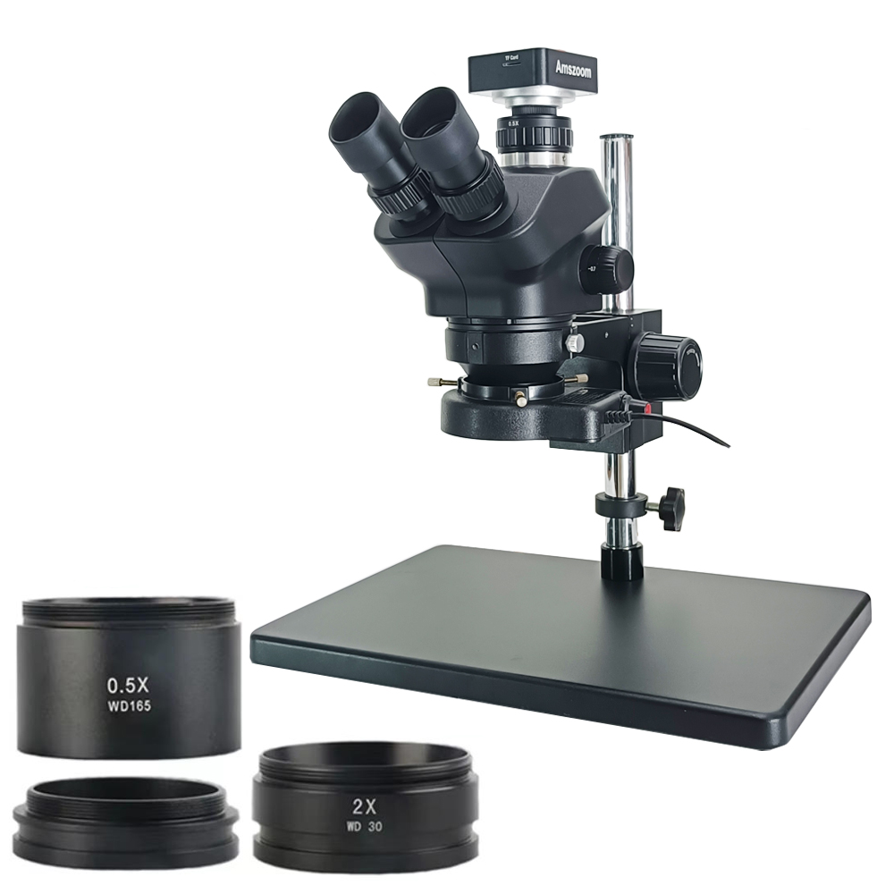 Microscopio Stereo Trinoculare - Stereo Trinocular Microscope Pcb recensione e prezzo