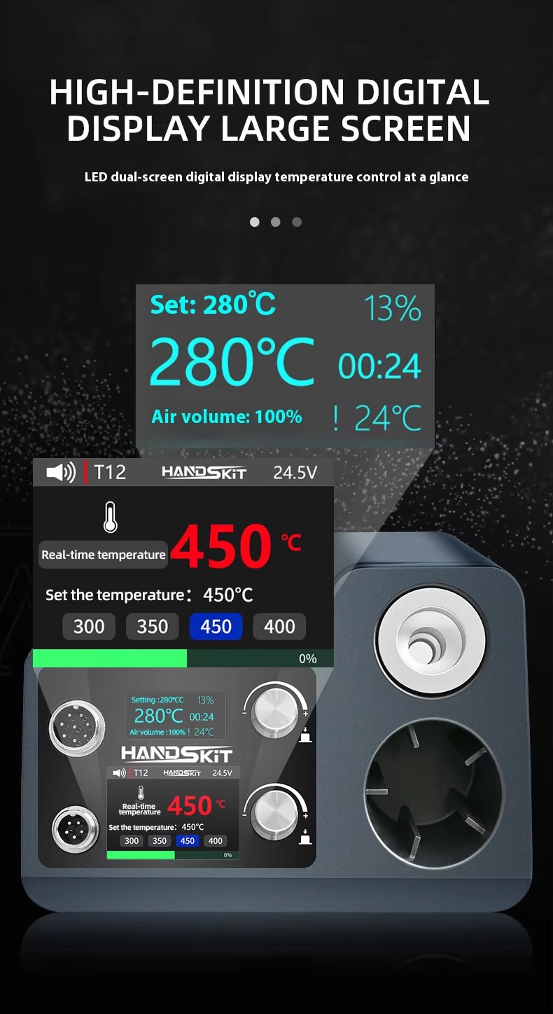 Stazione di saldatura T12 con  - Hot Air Rework Station T12 recensione e prezzo